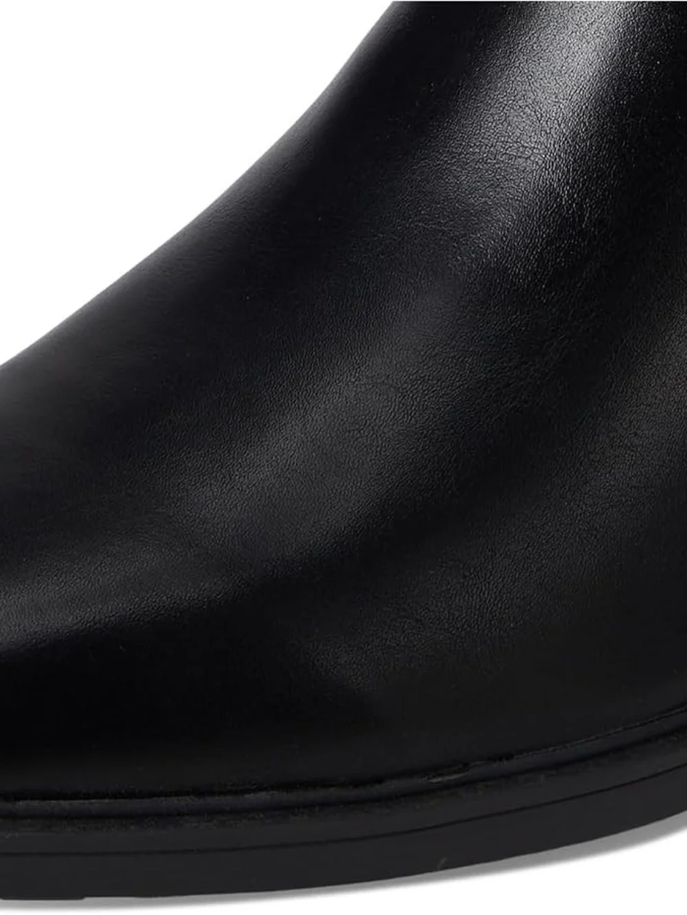 Nine West Black Leather Ankle Bootie Nine West Barile 7.5 M